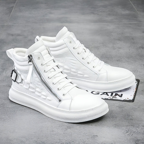 Men’s High-Top Leather Sneakers