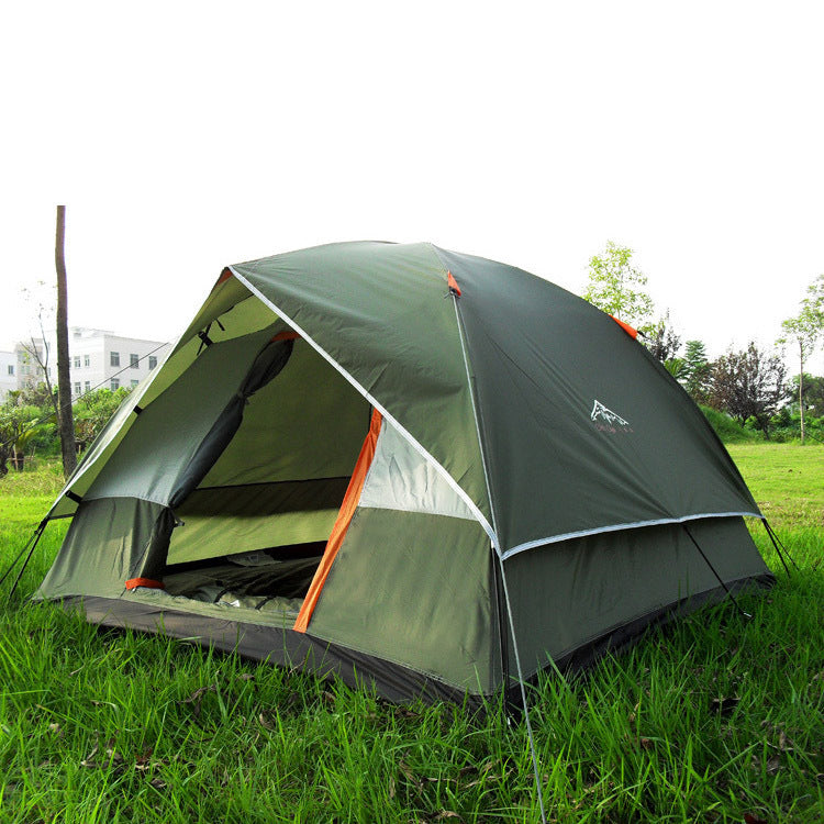 Waterproof Camping Tent with Fiberglass Poles