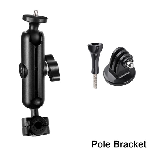 Metal Motorcycle Bicycle Camera Holder Handlebar Mirror Mount Bike