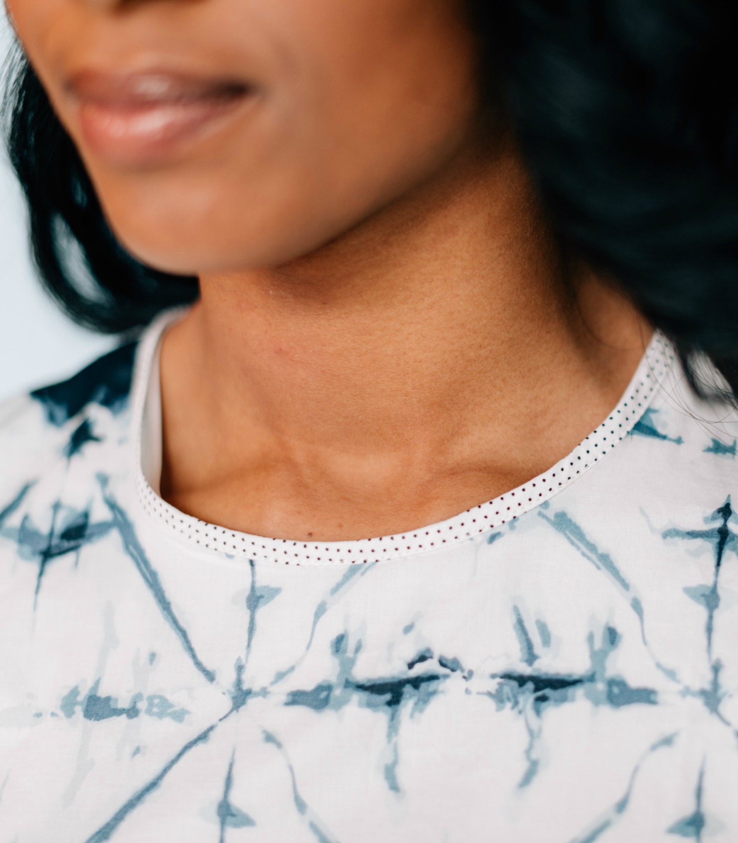 Inkwell Tie Dye Dress with Polka Dot Detail