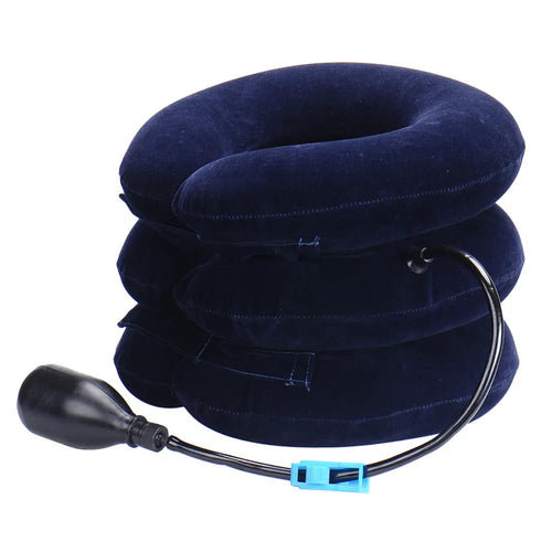 Neck Support Cushion Inflatable Air Cervical Neck Traction Device Body