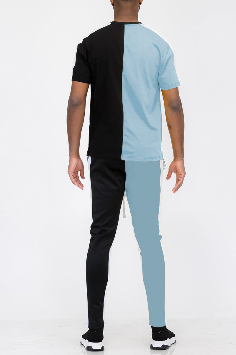 Men's Two Way Split Tshirt Set