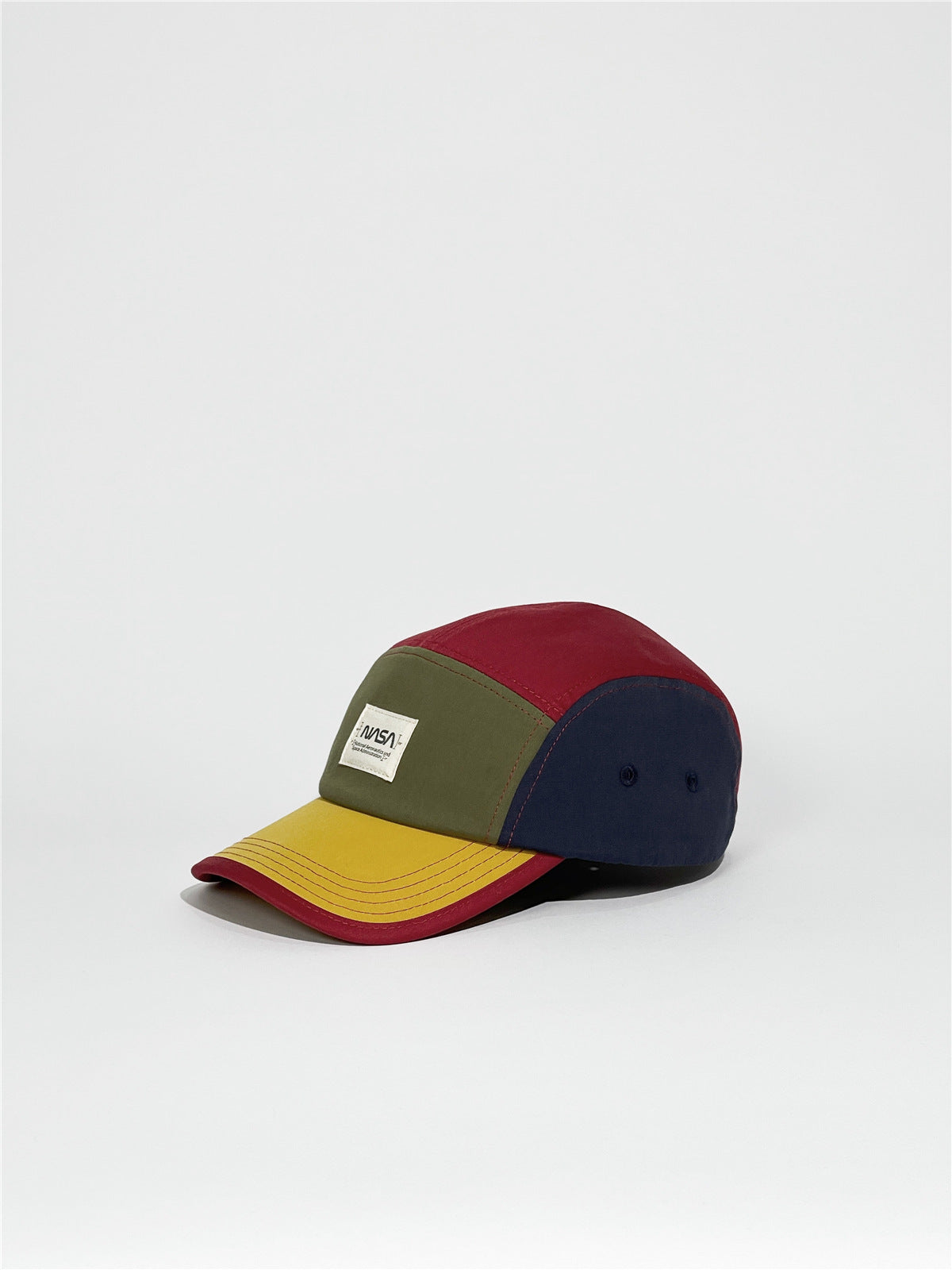 Stylish American Retro Baseball Hat in Color Matching Style