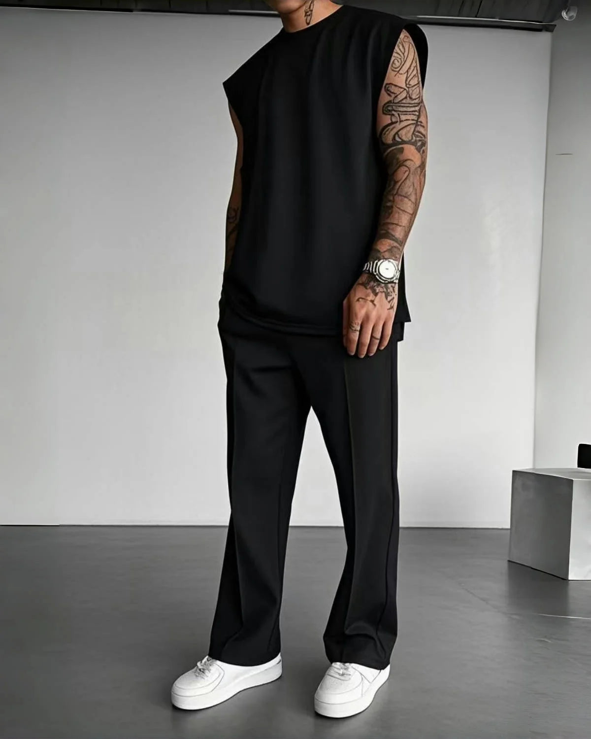 Men's casual Sleeveless Suit