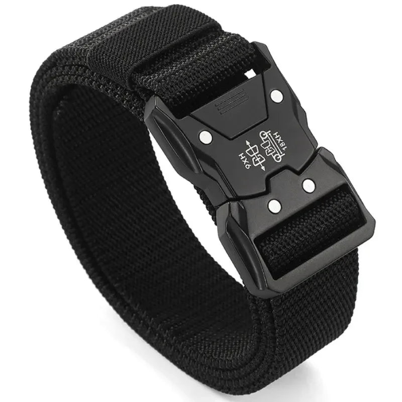 High Quality Men Belt Outdoor Work Training Belt Woven Belt Canvas Multi Function Belt Denim Belt