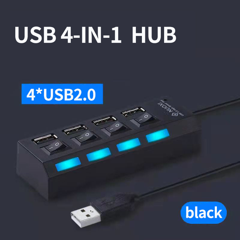 Seven-port  HUB3.0 4-port 3.0 Splitter