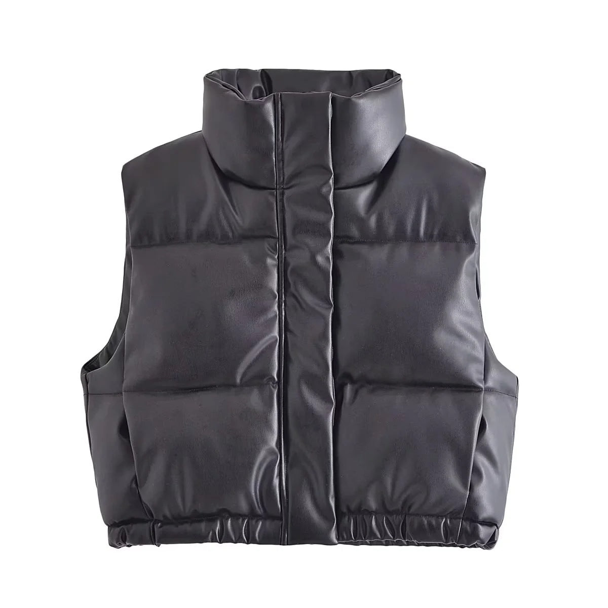 SleekFit Stand Collar Down Vest