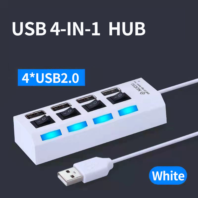 Seven-port  HUB3.0 4-port 3.0 Splitter