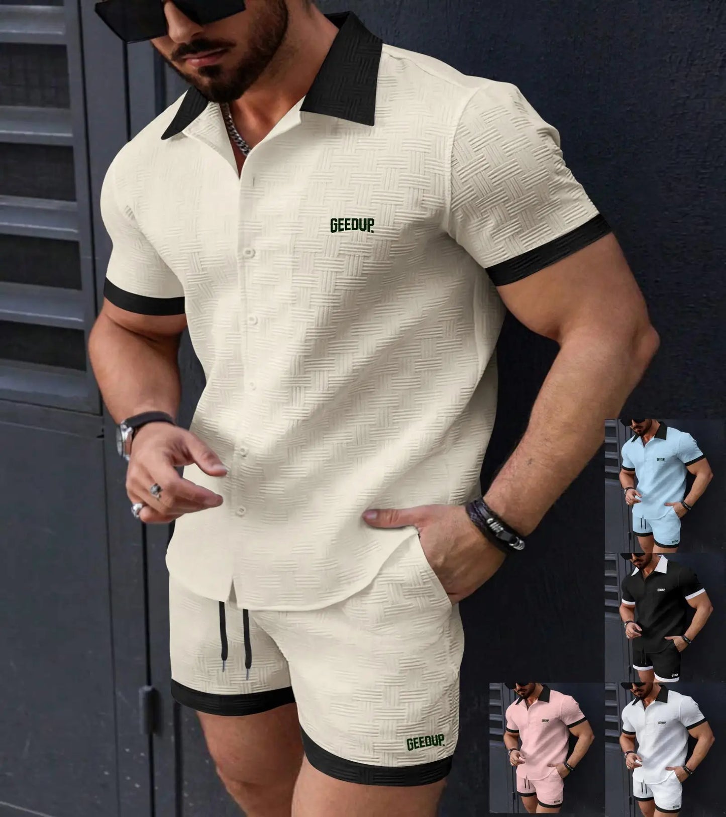 Men's Casual Two-Piece Set