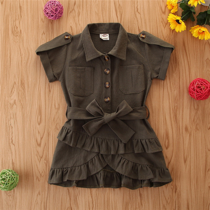 Charming Casual Dress for Girls in Vibrant Colors