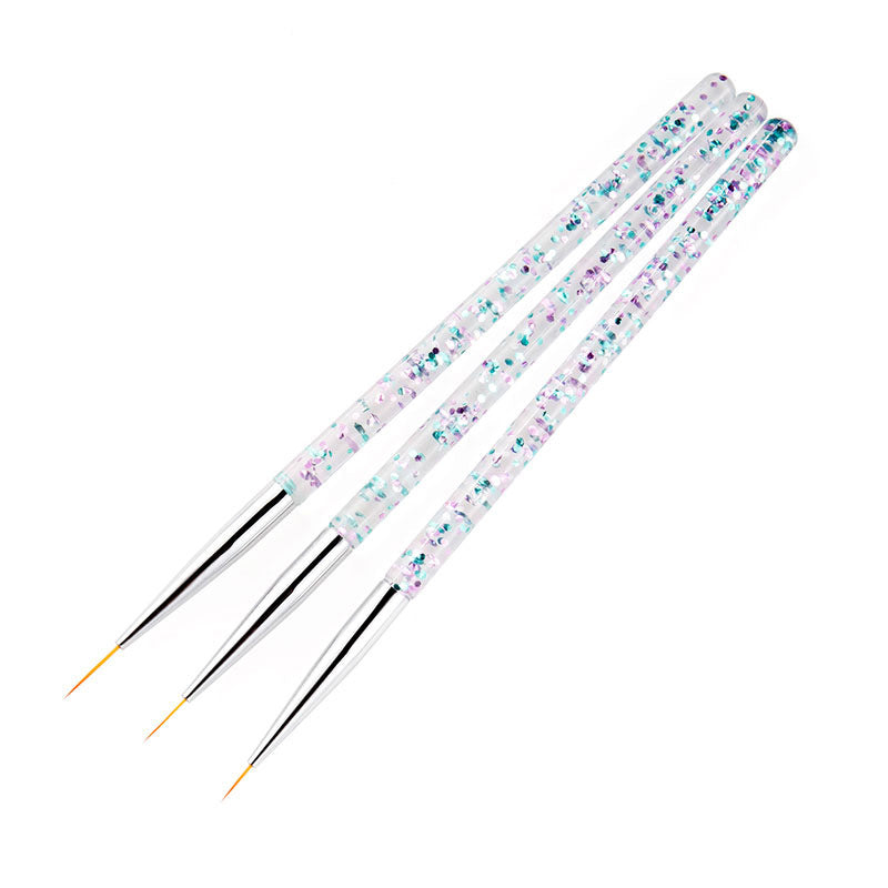 Elegant Gold and Silver Nail Art Pens Set