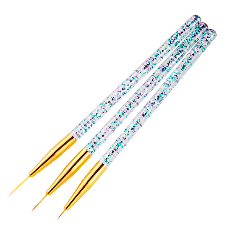 Elegant Gold and Silver Nail Art Pens Set