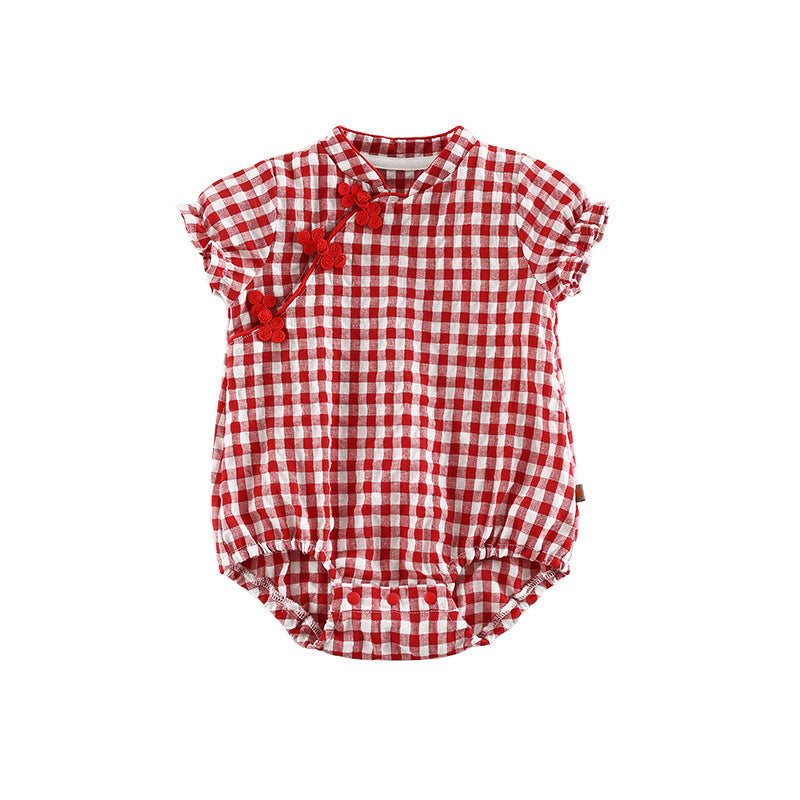Traditional Baby Jumpsuit - Cheongsam Style