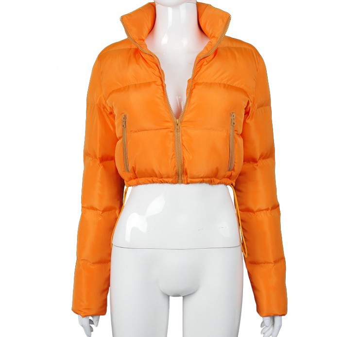 Winter Warm Two-Pocket Short Zipper Jacket