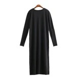 Casual Long Black Dress