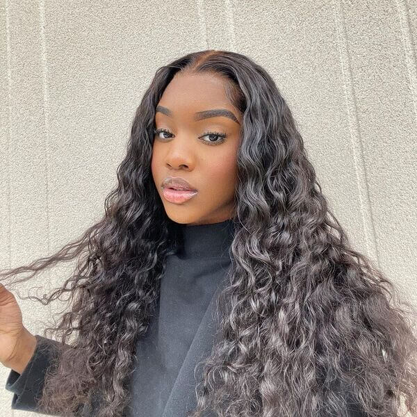 Luxurious Natural Wave 13x6 Lace Front Wig - 100% Human Hair for All Occasions
