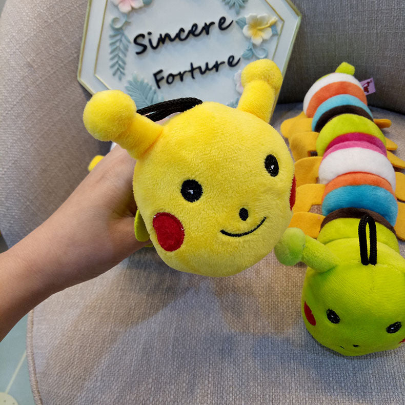 Durable Plush Molar Dog Toy - Sound Caterpillar