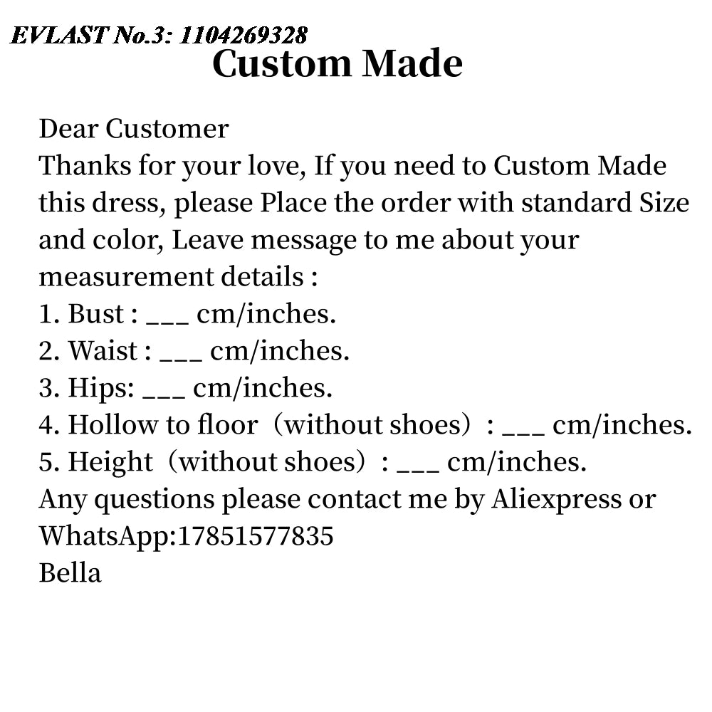 EVLAST Customized Elegance Red Velvet Evening Dress Rhinestones African Wedding Reception Aso Ebi Women Birthday Dress E3P352