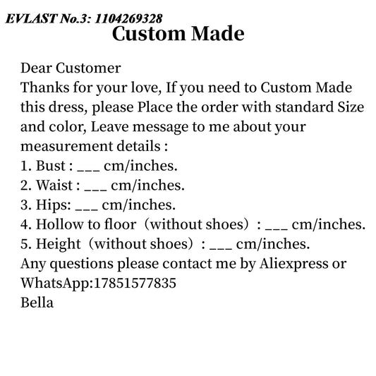 EVLAST Customized Elegance Red Velvet Evening Dress Rhinestones African Wedding Reception Aso Ebi Women Birthday Dress E3P352