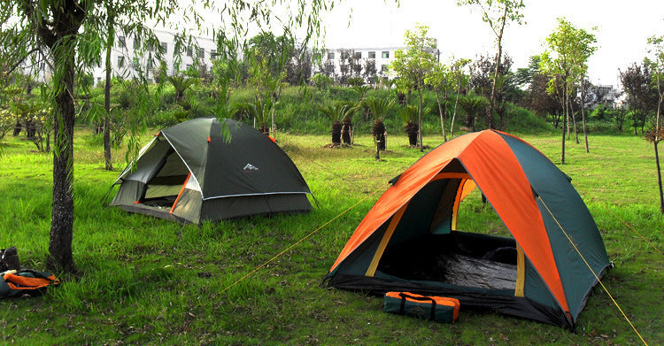 Waterproof Camping Tent with Fiberglass Poles