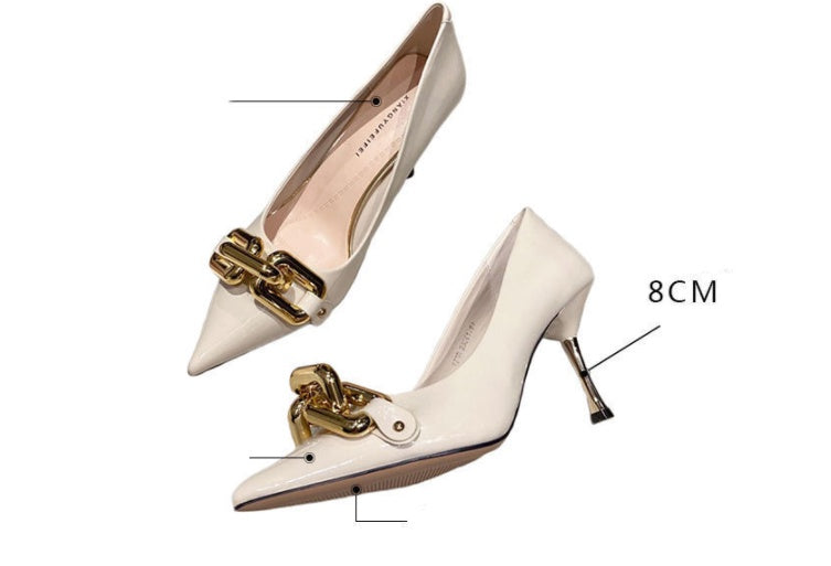 New Girl Pointy Stiletto High Heels - Professional Work Shoes