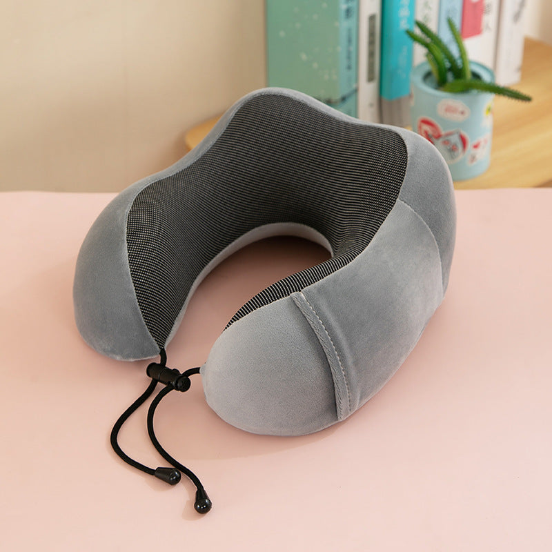 U-shaped Memory Foam Magnetic travel pillow