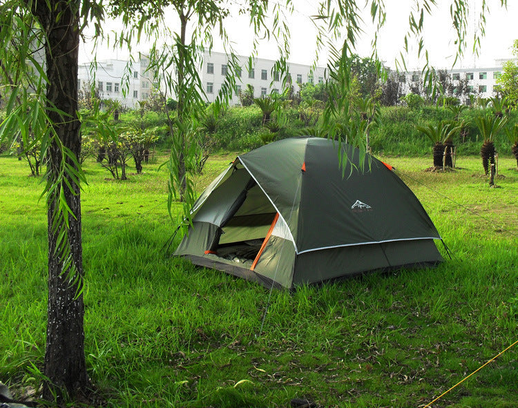 Waterproof Camping Tent with Fiberglass Poles
