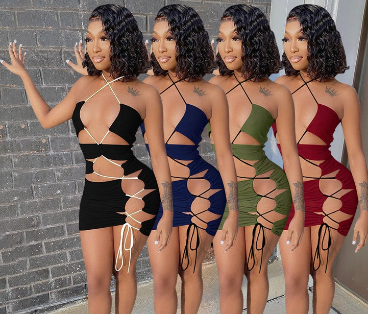 Women's Drawstring Dress