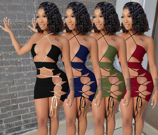 Women's Drawstring Dress