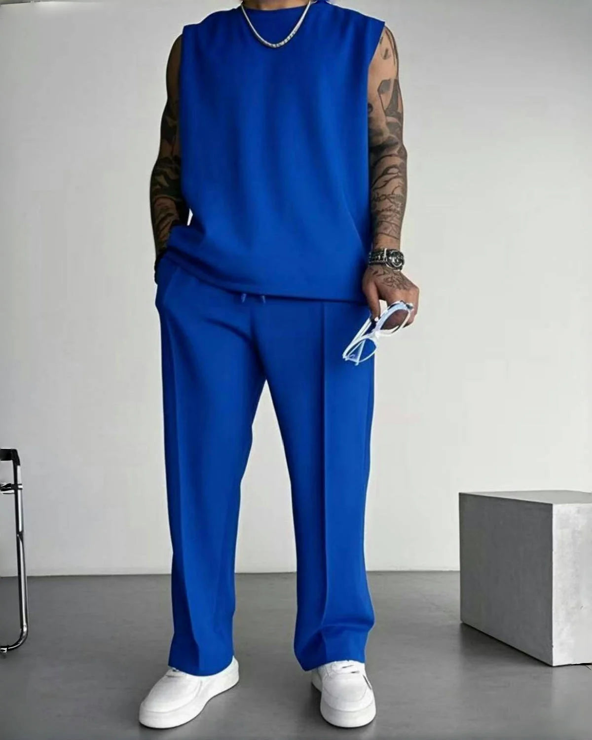 Men's casual Sleeveless Suit