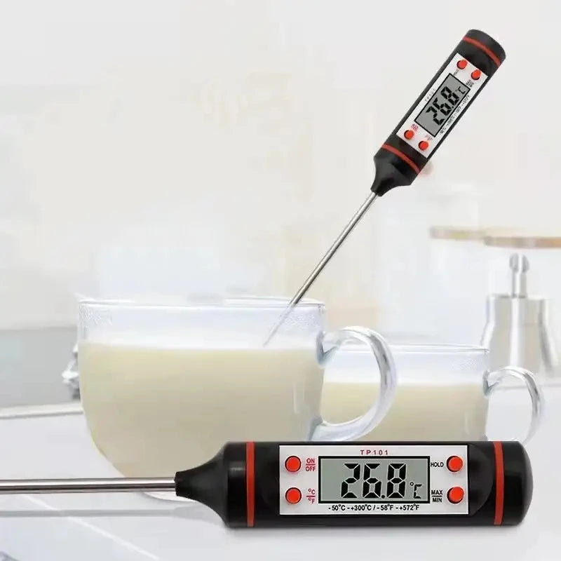 1 pcs  Food Baking Digital Kitchen Thermometer Electronic Probe Type Liquid Barbecue BBQ Temperature Measuring Pen