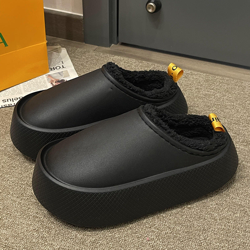 Cotton Slippers Female Winter Home Outside Wear