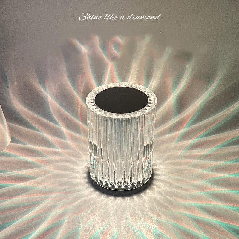 RGB Crystal Table Lamp - Creative LED Night Light