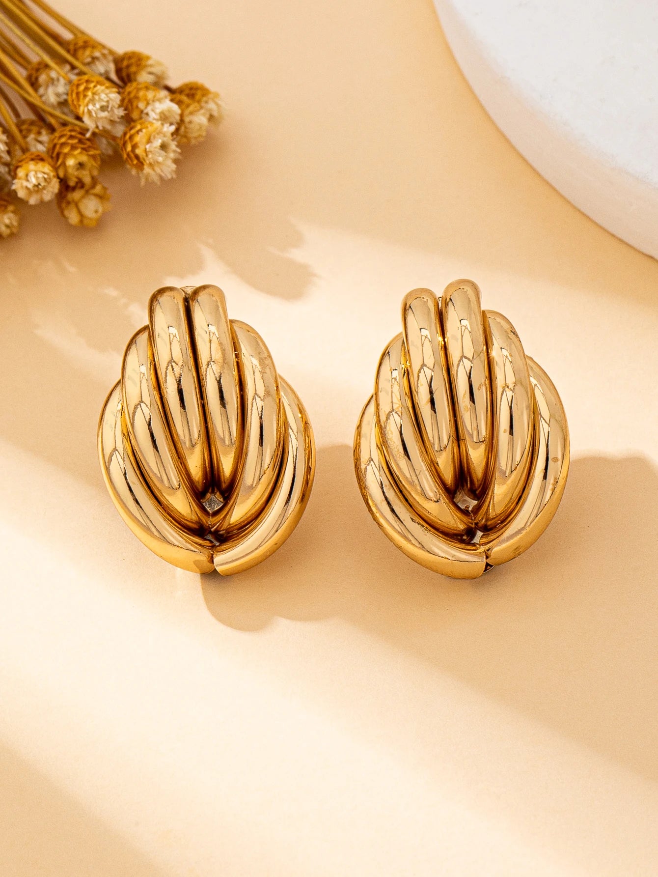 A Pair of Fashionable Bohemian Style Earrings and Jewelry