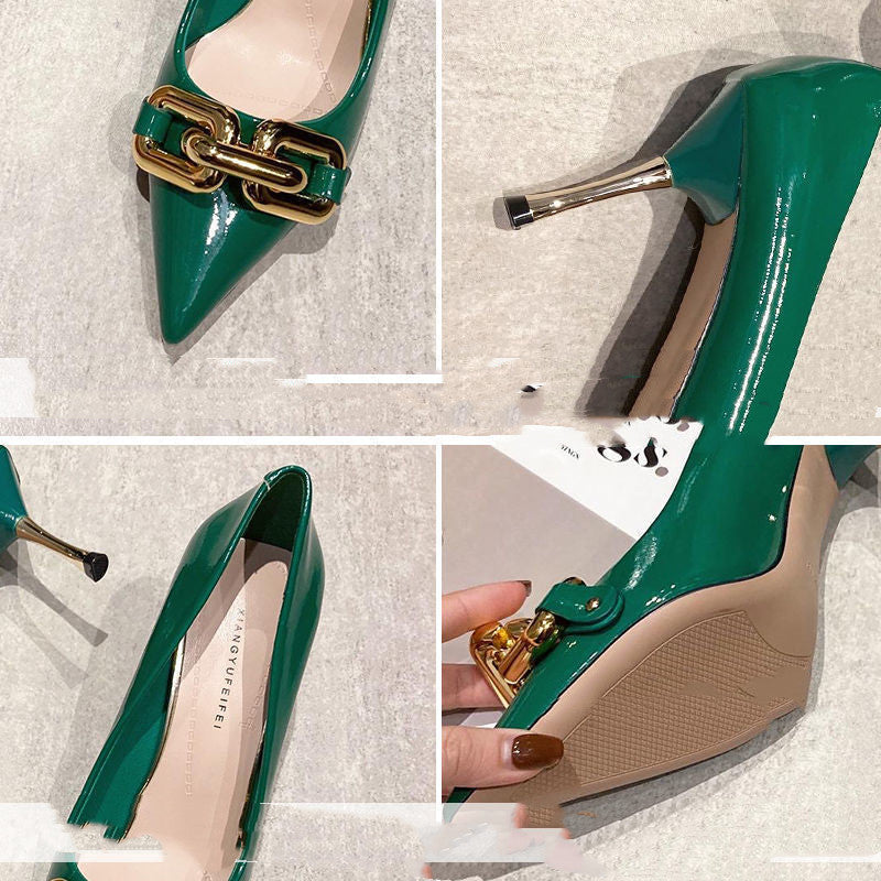 New Girl Pointy Stiletto High Heels - Professional Work Shoes