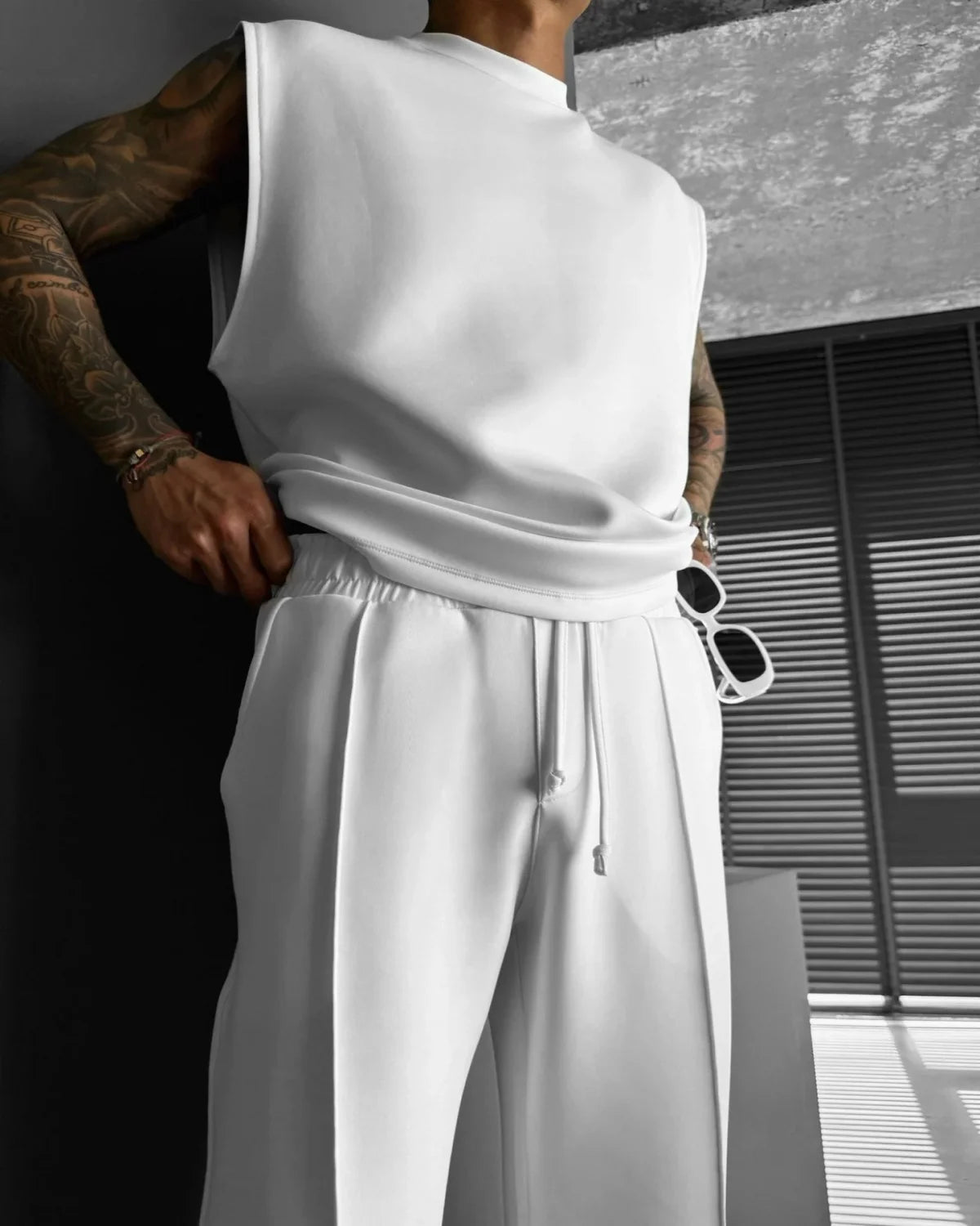 Men's casual Sleeveless Suit