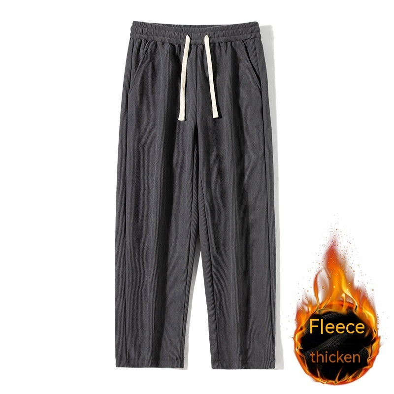 Winter-Ready Fleece-Lined Corduroy Pants