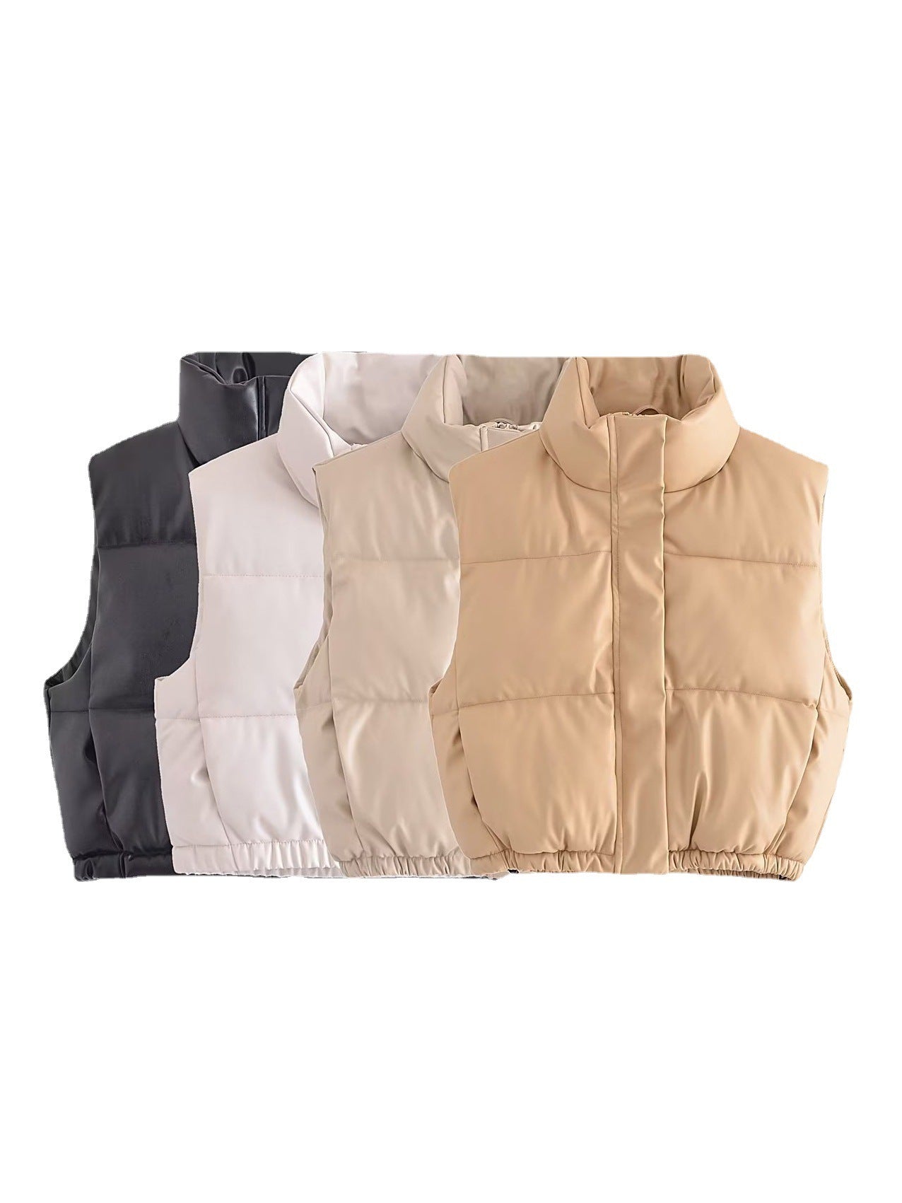 SleekFit Stand Collar Down Vest
