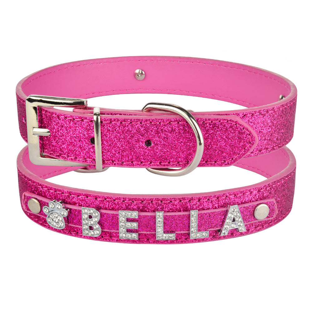 Custom Alphabet Dog Name Collar for Personalization