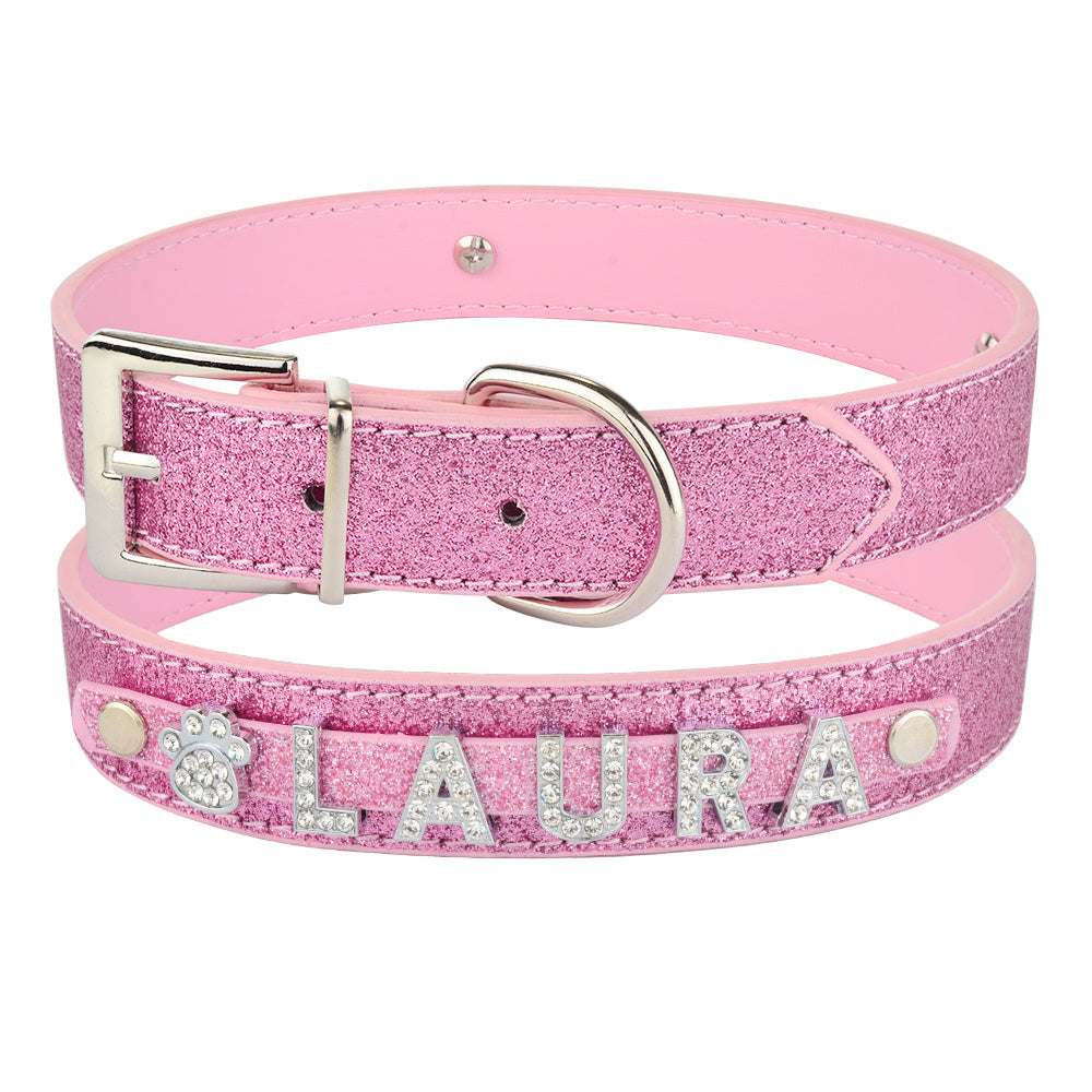 Custom Alphabet Dog Name Collar for Personalization
