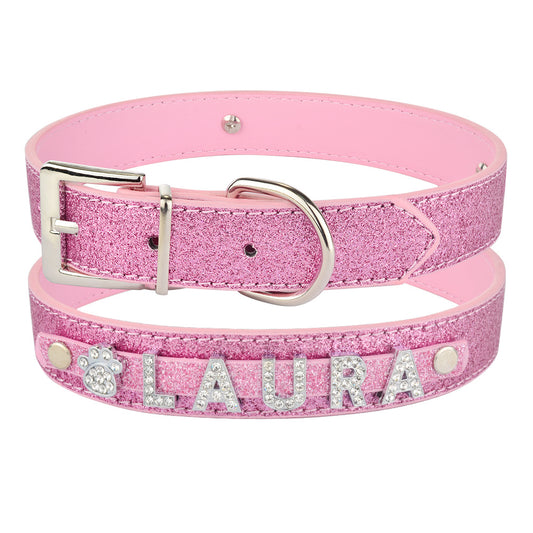 Custom Alphabet Dog Name Collar for Personalization