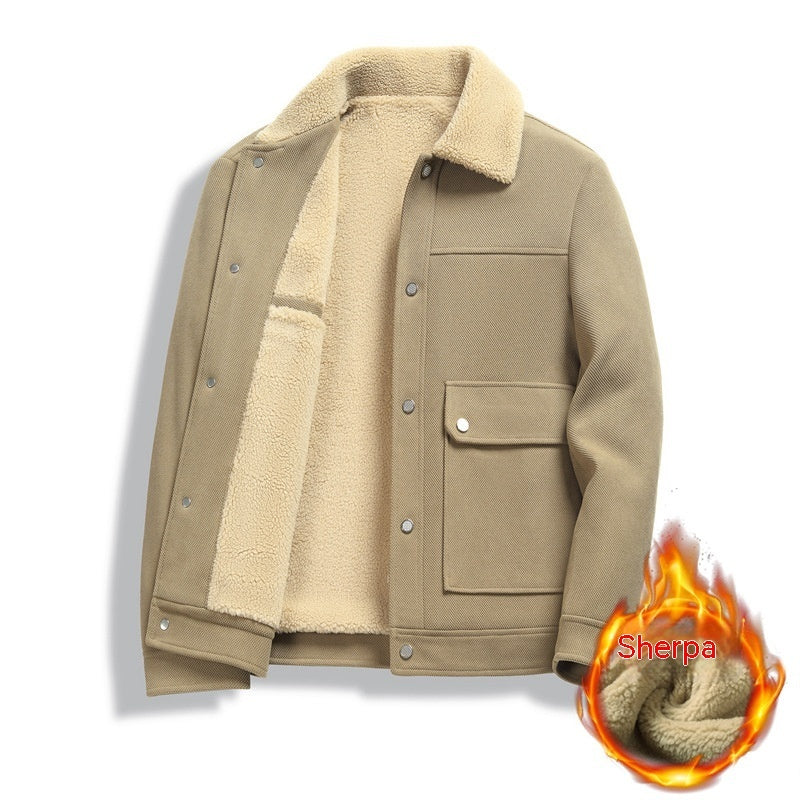 Men's Autumn And Winter Woolen Jacket