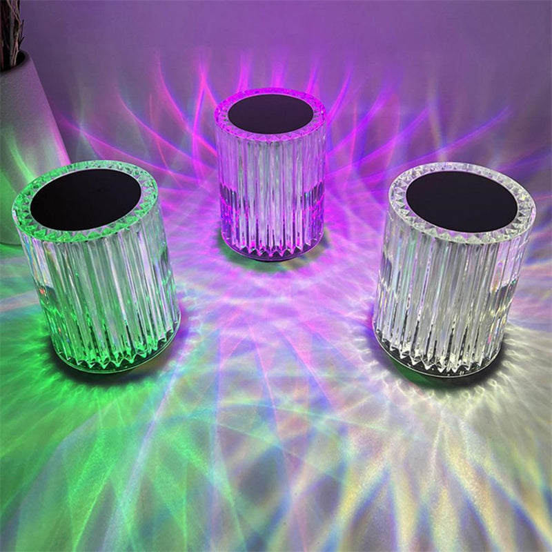 RGB Crystal Table Lamp - Creative LED Night Light