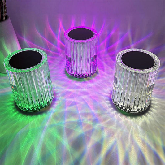 RGB Crystal Table Lamp - Creative LED Night Light