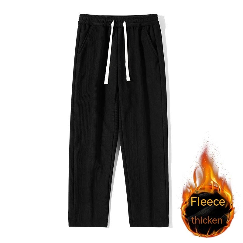 Winter-Ready Fleece-Lined Corduroy Pants