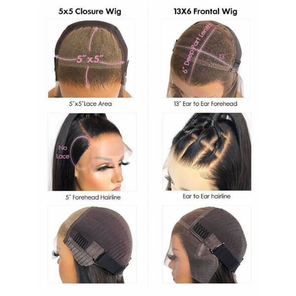 Luxurious Natural Wave 13x6 Lace Front Wig - 100% Human Hair for All Occasions