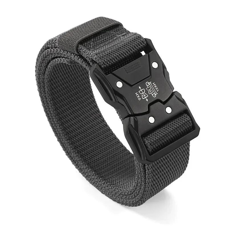 High Quality Men Belt Outdoor Work Training Belt Woven Belt Canvas Multi Function Belt Denim Belt