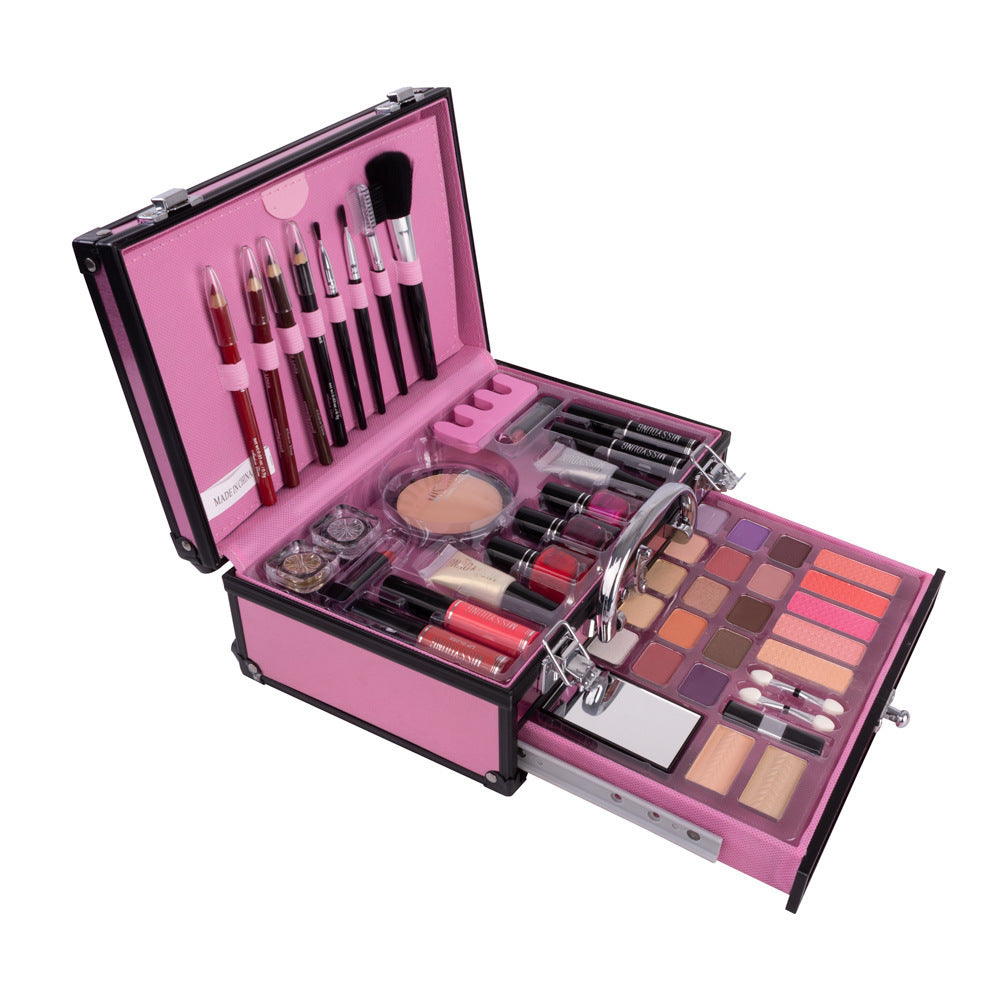 Complete Girls Makeup Set with Nail Art Tools