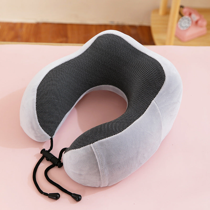 U-shaped Memory Foam Magnetic travel pillow