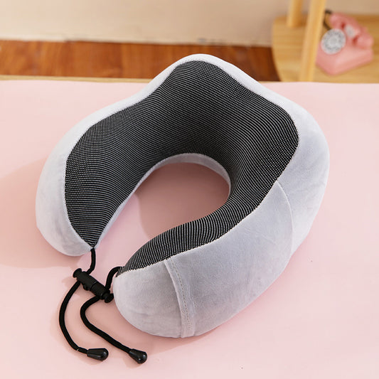U-shaped Memory Foam Magnetic travel pillow